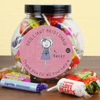 Personalised Purple Ronnie Female 250g Wedding Sweet Jar Extra Image 2 Preview